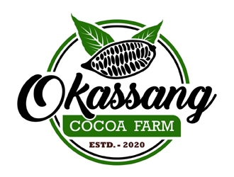 OKASSANG COCOA FARM logo design by MAXR