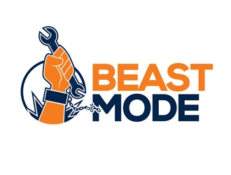 BEAST MODE logo design by openyourmind