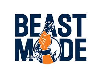 BEAST MODE logo design by openyourmind