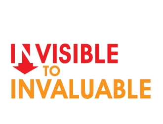 Invisible to Invaluable logo design by PMG