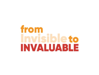 Invisible to Invaluable logo design by Erasedink