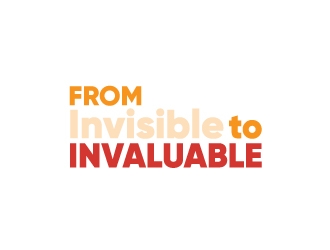 Invisible to Invaluable logo design by Erasedink