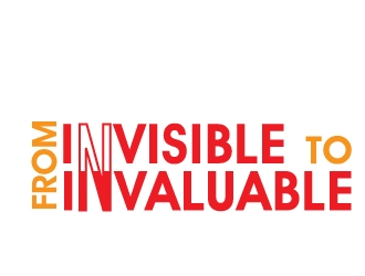 Invisible to Invaluable logo design by PMG