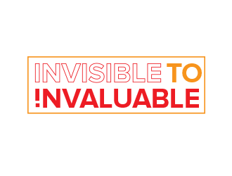 Invisible to Invaluable logo design by BeDesign