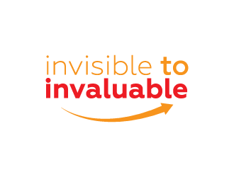 Invisible to Invaluable logo design by denfransko