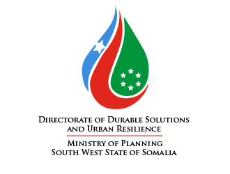 Directorate of Durable Solutions and Urban Resilience, Ministry of Planning South West State of Somalia  logo design by BeDesign