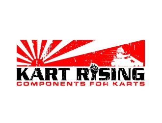 Kart Rising - Components for Karts logo design by MarkindDesign