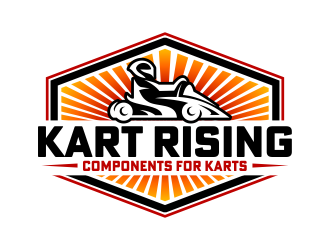 Kart Rising - Components for Karts logo design by done