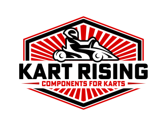 Kart Rising - Components for Karts logo design by done