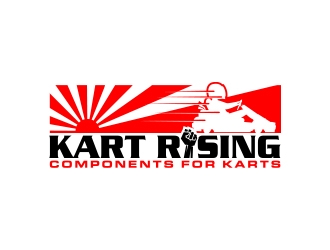 Kart Rising - Components for Karts logo design by MarkindDesign