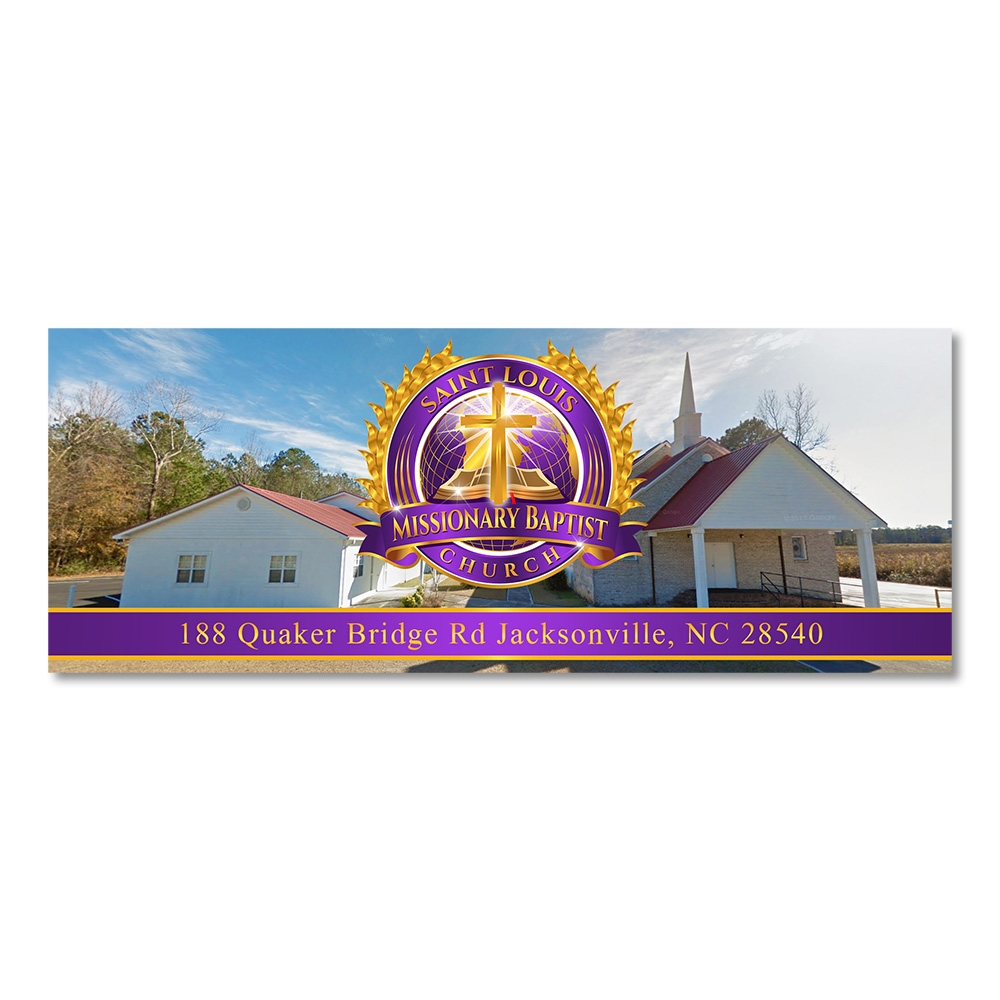 Saint Louis Missionary Baptist Church  logo design by kakikukeju