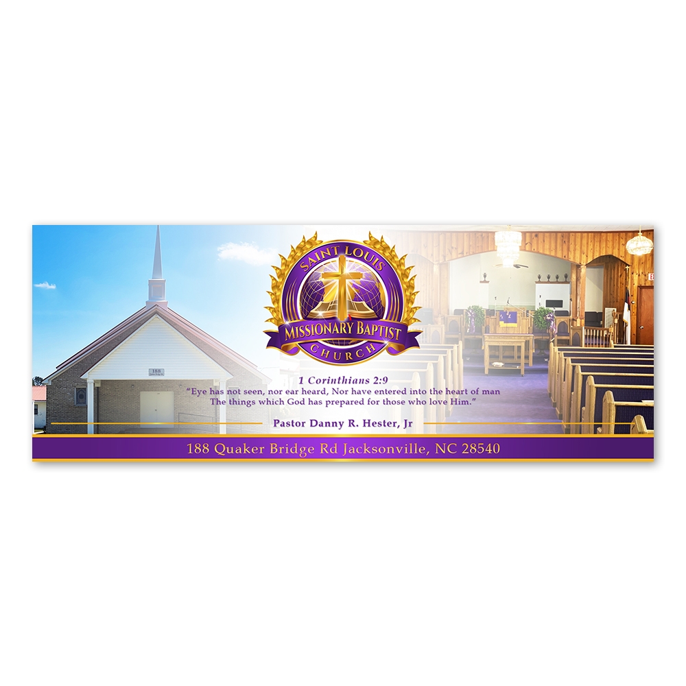 Saint Louis Missionary Baptist Church  logo design by kakikukeju