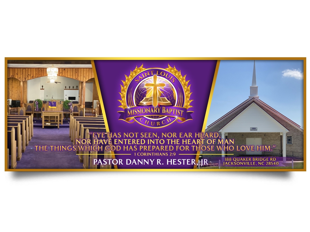 Saint Louis Missionary Baptist Church  logo design by Realistis