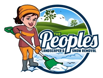 The Peoples Landscaper & Snow Removal, LLC logo design by Suvendu