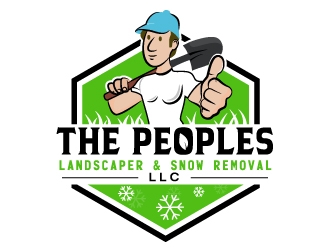 The Peoples Landscaper & Snow Removal, LLC logo design by MonkDesign