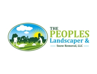 The Peoples Landscaper & Snow Removal, LLC logo design by adwebicon