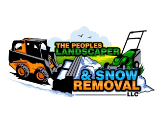 The Peoples Landscaper & Snow Removal, LLC logo design by DreamLogoDesign