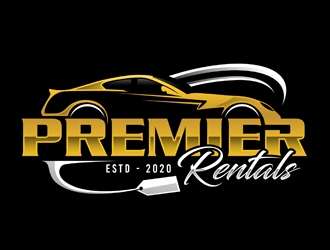 Premier Rentals  logo design by DreamLogoDesign