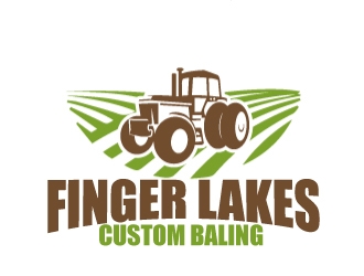 Finger Lakes Custom Baling  logo design by AamirKhan