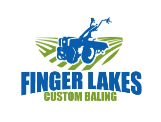 Finger Lakes Custom Baling  logo design by AamirKhan