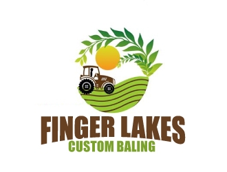 Finger Lakes Custom Baling  logo design by AamirKhan