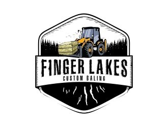 Finger Lakes Custom Baling  logo design by mrdesign