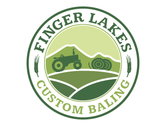 Finger Lakes Custom Baling  logo design by akilis13