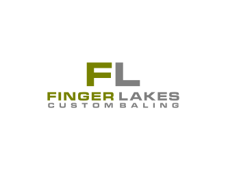 Finger Lakes Custom Baling  logo design by bricton