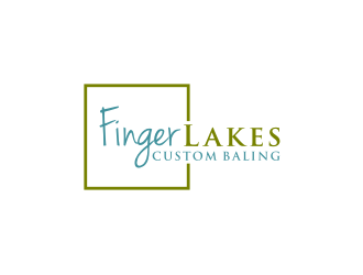 Finger Lakes Custom Baling  logo design by bricton