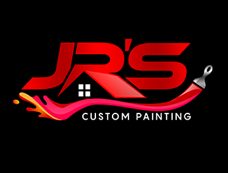 JR’s Custom Painting  logo design by 3Dlogos