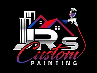 JR’s Custom Painting  logo design by DreamLogoDesign