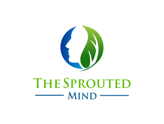 The Sprouted Mind logo design by Girly