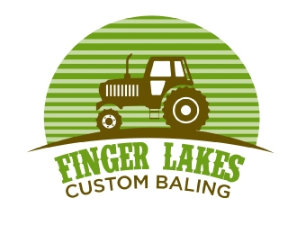 Finger Lakes Custom Baling  logo design by AamirKhan