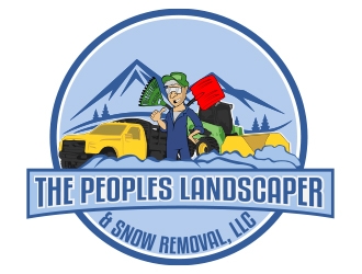 The Peoples Landscaper & Snow Removal, LLC logo design by romano