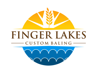 Finger Lakes Custom Baling  logo design by meliodas