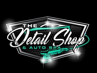 THE DETAIL SHOP & AUTO SPA logo design by AamirKhan