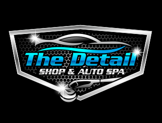 THE DETAIL SHOP & AUTO SPA logo design by hidro