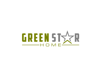 Green Star Home logo design by bricton