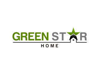 Green Star Home logo design by bricton