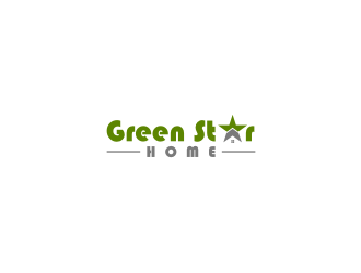 Green Star Home logo design by sodimejo