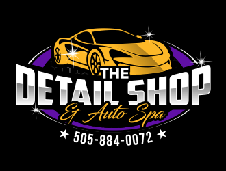 THE DETAIL SHOP & AUTO SPA logo design by ingepro