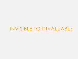 Invisible to Invaluable logo design by citradesign