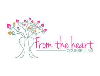 From the heart counselling logo design by qqdesigns