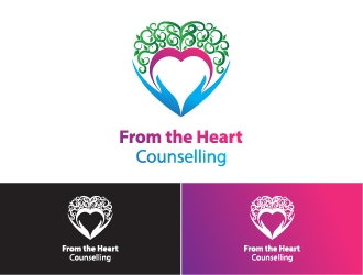 From the heart counselling logo design by dennnik