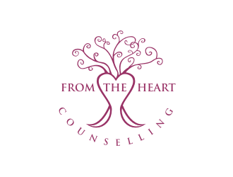 From the heart counselling logo design by revi