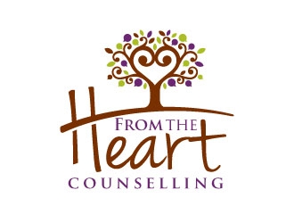 From the heart counselling logo design by invento