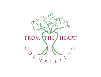 From the heart counselling logo design by revi