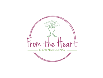 From the heart counselling logo design by revi