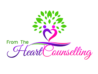 From the heart counselling logo design by 3Dlogos