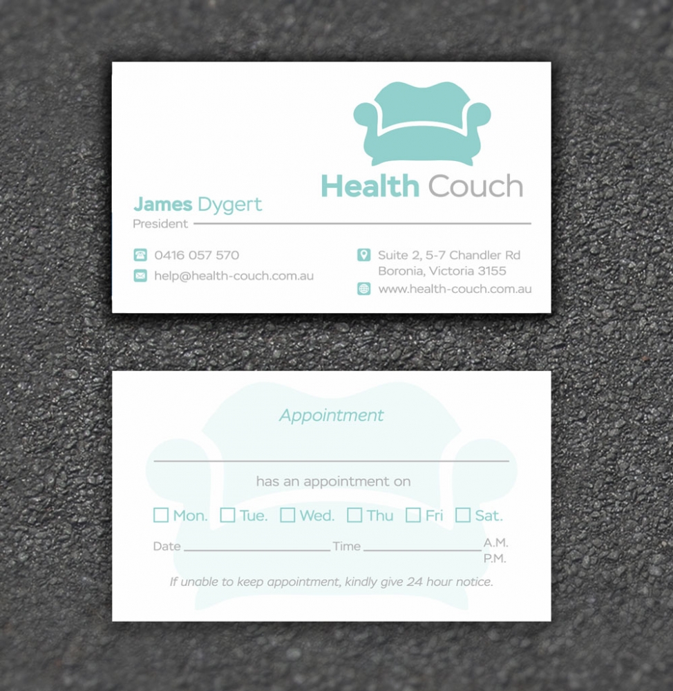 health couch logo design by ManishKoli